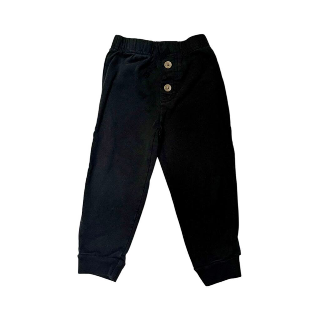 Koala Kids Solid Black Sweatpants Size 2T